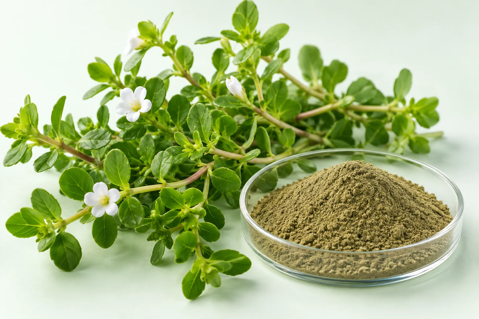 Fresh green botanical leaves